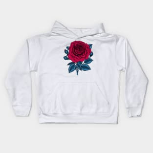 Red rose 2 Kids Hoodie